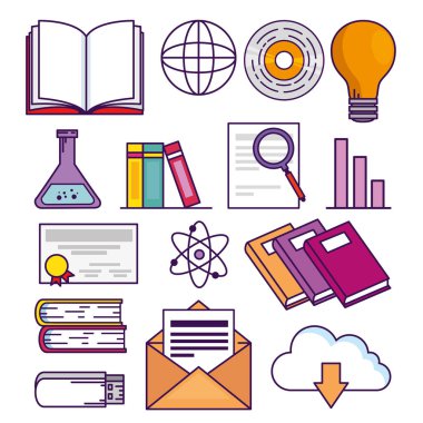 e-öğrenme eğitim teknoloji online çalışma için ayarla