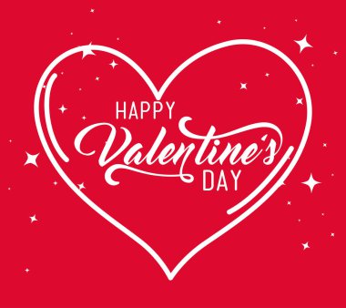 Sevgililer günü kalp şekli dekorasyonu ile