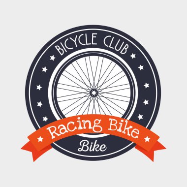 Bisiklet araç amblemi Kulübü egzersiz yapmaya