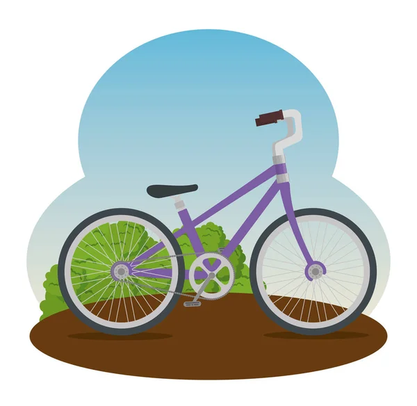 Véhicule de transport de vélo avec pétales et siège — Image vectorielle