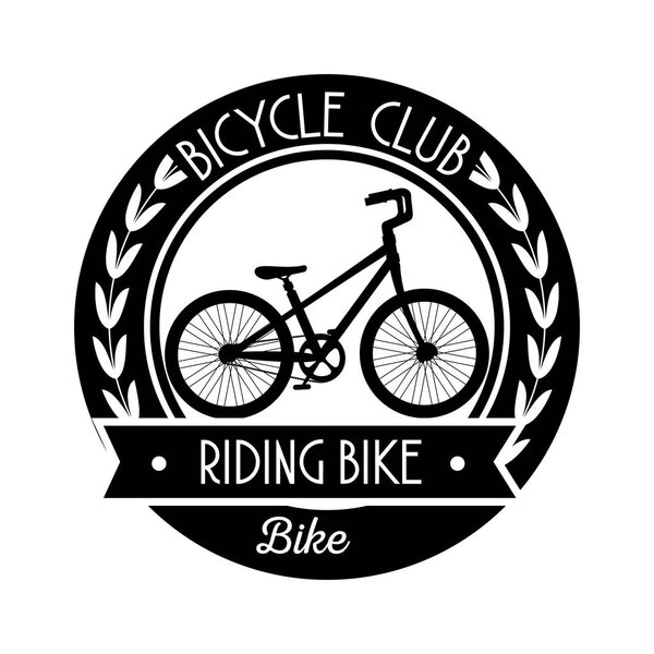 эмблема веломастерской с обслуживанием
