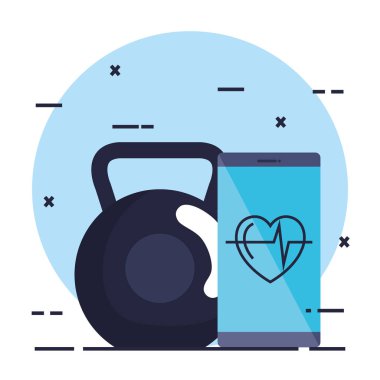 fitness app ile Smartphone