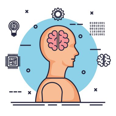 insan profili yapay zeka simgeleri