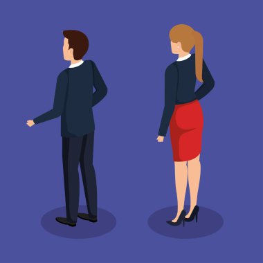 iş çift avatarlar karakter