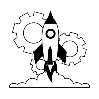 iş başlatılması roket ve dişliler