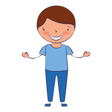 gülümseyen genç çocuk