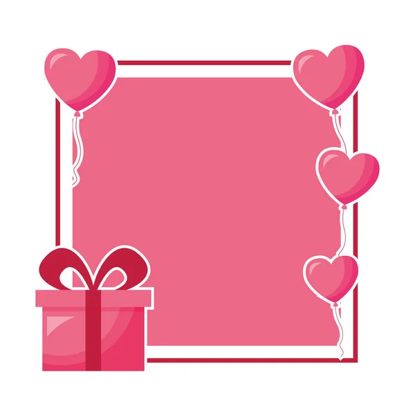 Carte Saint Valentin — Image vectorielle