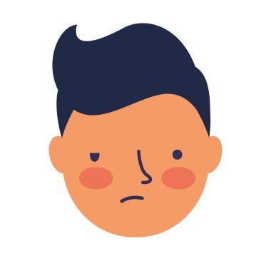 çocuk yüz üzgün ifade jest