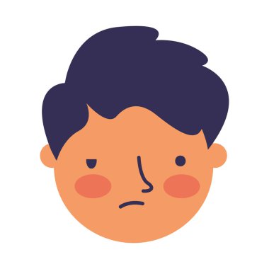 çocuk yüz üzgün ifade jest