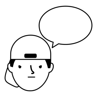 çocuk yüz üzücü konuşma balonu