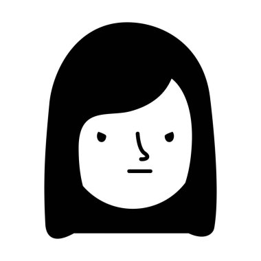 Kız yüz üzgün ifade jest