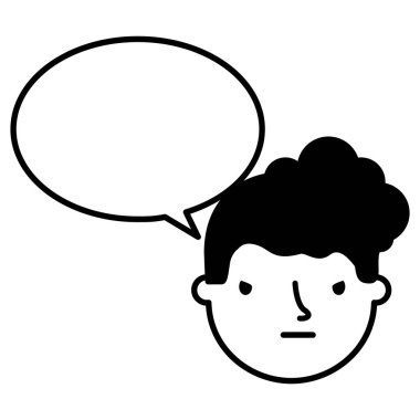 çocuk yüz üzücü konuşma balonu