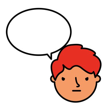 çocuk yüz üzücü konuşma balonu