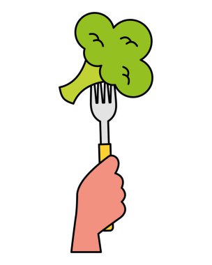 el tutma çatal brokoli ile