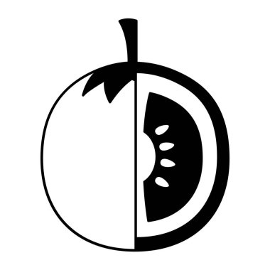 Beyaz arkaplanda taze domates