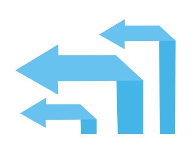 oklar yönünde hedef beyaz arka plan üzerinde