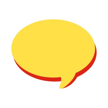 konuşma balonu beyaz arka plan