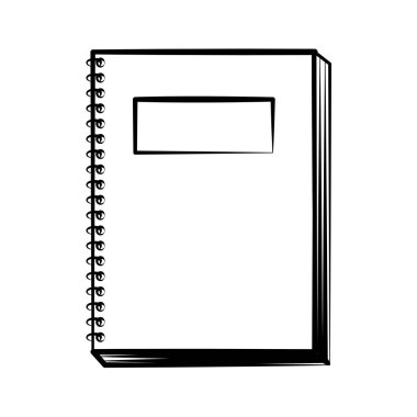 defter doodle beyaz arka plan üzerinde