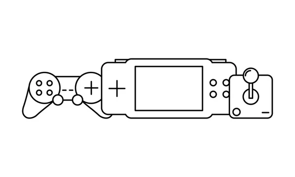 Concepto de videojuego — Vector de stock