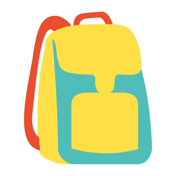 Okul sırt çantası kaynağı — Stok Vektör