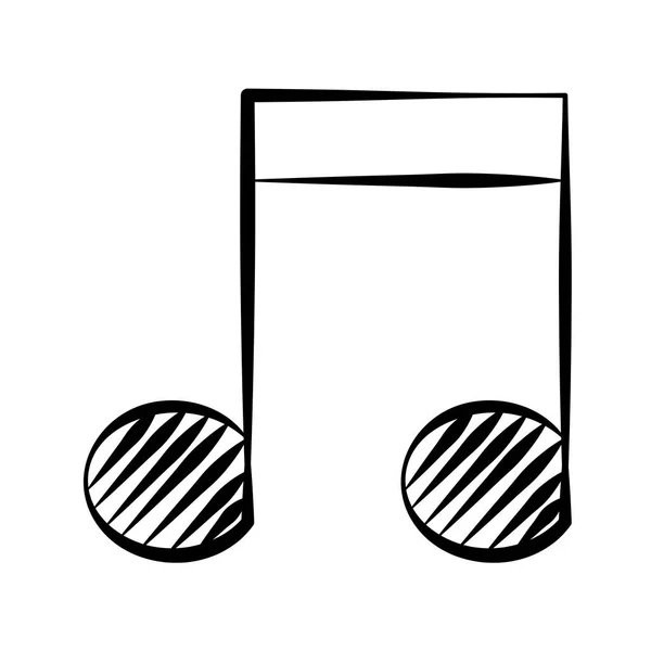 Музыкальный дудл — стоковый вектор