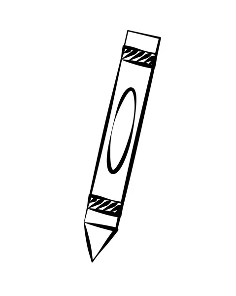 Gribouille de crayon sur fond blanc — Image vectorielle