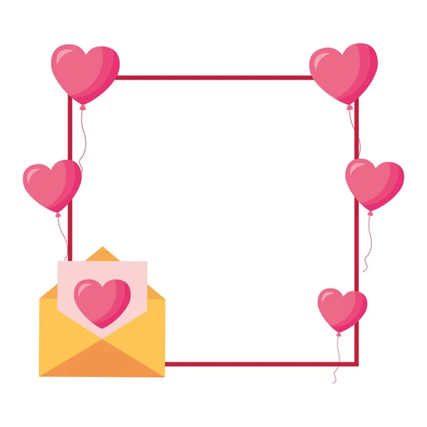 Tarjeta de San Valentín — Vector de stock