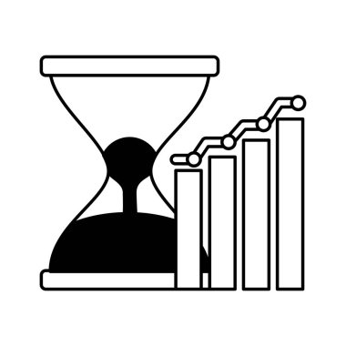 iş kum saati grafik raporu