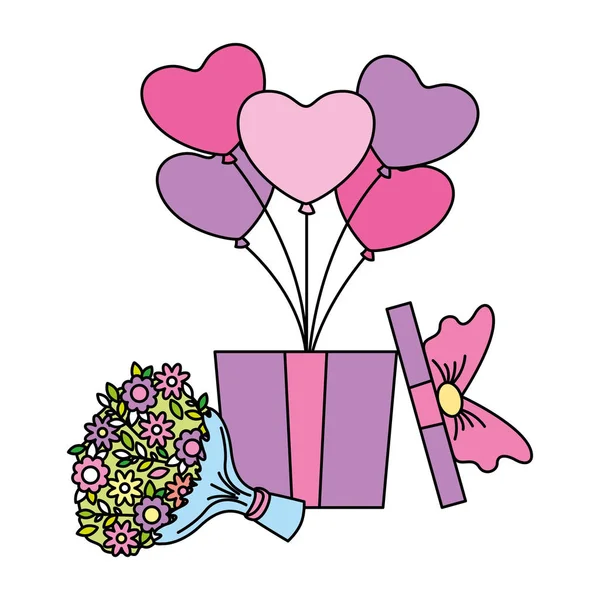 Tarjeta de San Valentín — Vector de stock