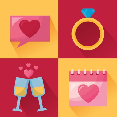 Sevgililer Günü kartı.