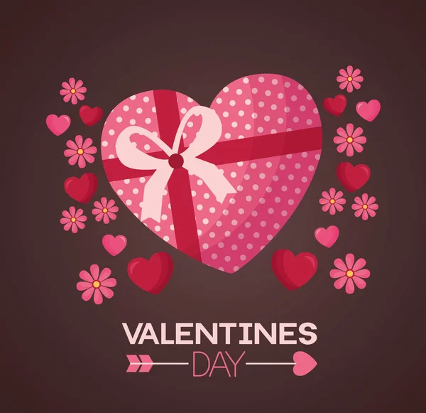 Tarjeta de San Valentín — Vector de stock