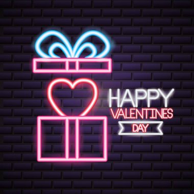 Sevgililer günü neon