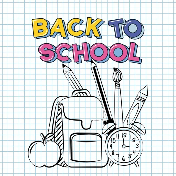 Back to school — Stock Vector