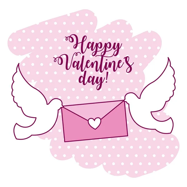 Valentine day card — Stock Vector