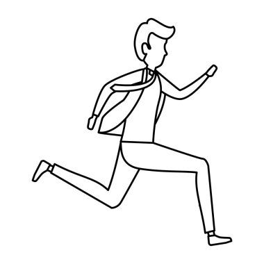 zarif işadamı çalışan karakter