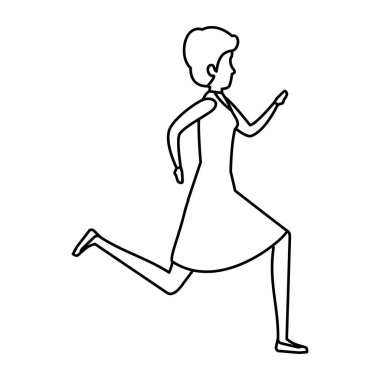 güzel ve genç kadın çalışan