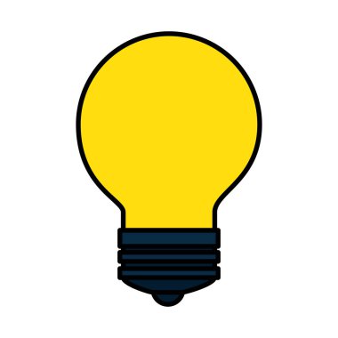 Ampul Işık izole simgesi