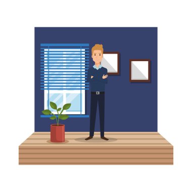 içinde belgili tanımlık ev zarif işadamı