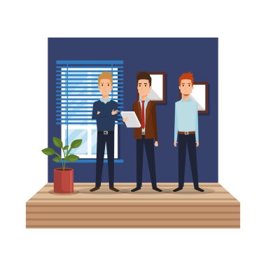 zarif işadamları grup koridor