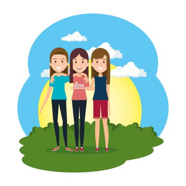 Kamptaki kadınların Grup