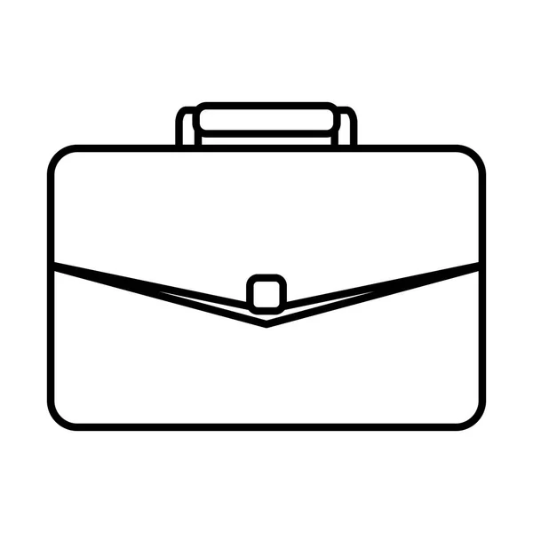 포트폴리오 서류 가방 고립 된 아이콘 — 스톡 벡터