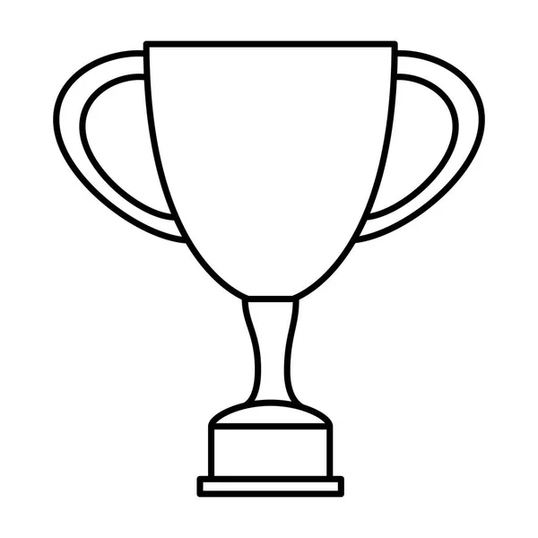 Trophée coupe prix icône — Image vectorielle