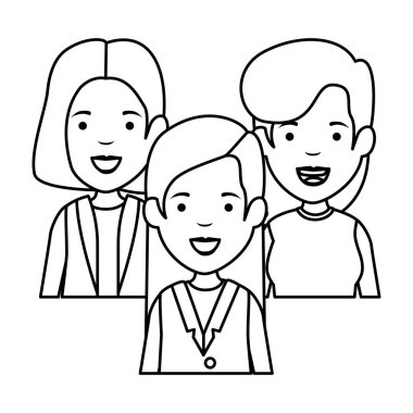 Kız Avatarlar karakter grubu