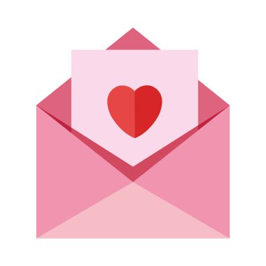 kalp simgesi olan zarf