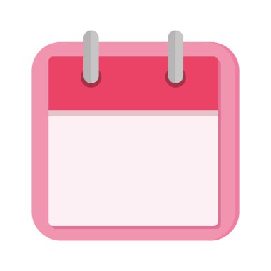 Takvim hatırlatma izole simgesini