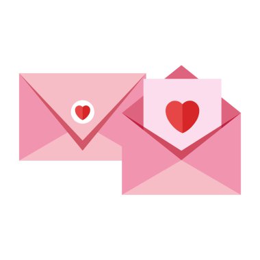 kalp simgesi olan zarf