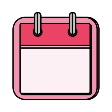 Takvim hatırlatma izole simgesini