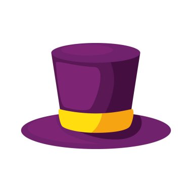 Karnaval silindir şapka aksesuarı