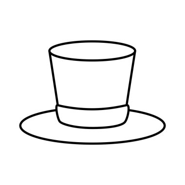 Karnaval silindir şapka aksesuarı