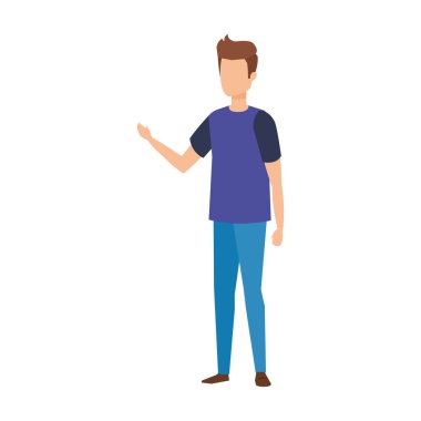 genç adam avatar karakter